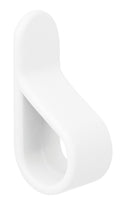 Bouton de ceinture tirette blanc mat