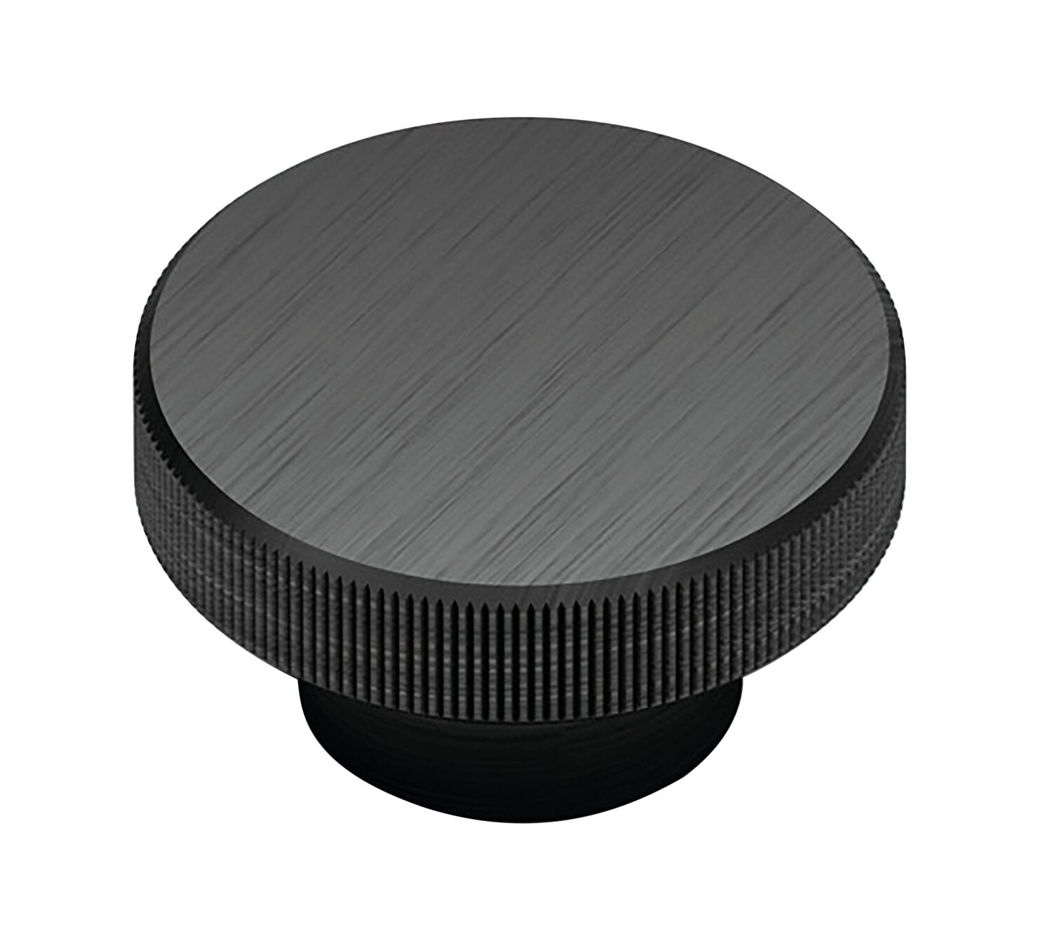 Tirette Bouton 863 Noir Anodisé