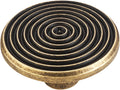 Poignée Bouton Trous Bronze Rustique
