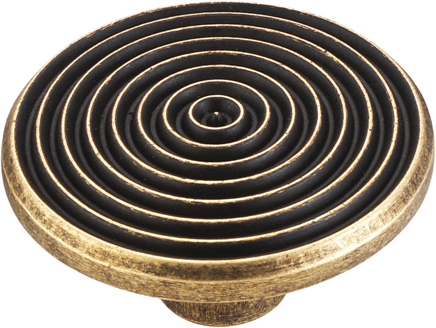 Poignée Bouton Trous Bronze Rustique