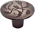 Poignée Bouton Provence Brosse Étain