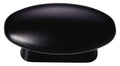 Poignée Bouton Ovale 47-25 mm Noir mat 9005