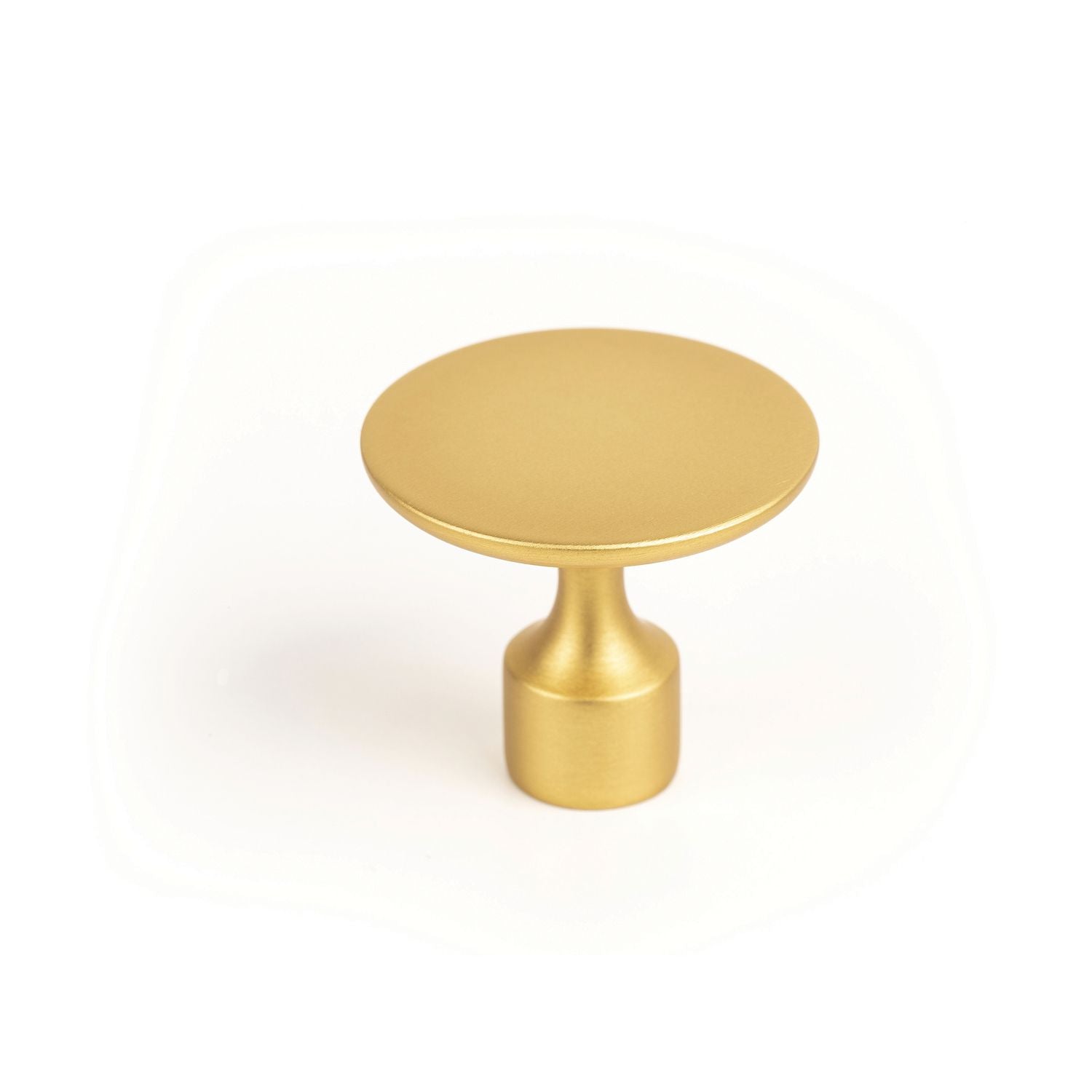 Tirette bouton Floid brosse dorée
