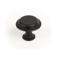 Poignée bouton terre noire