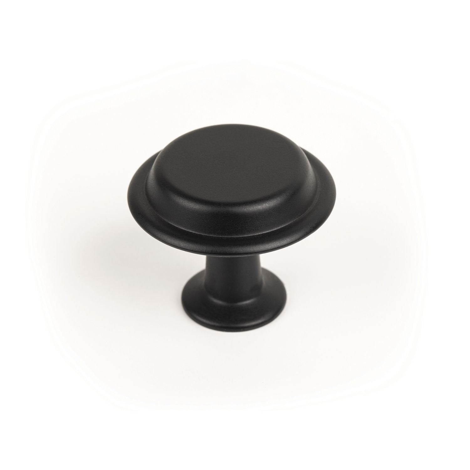 Poignée bouton terre noire