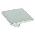 Poignée Bouton Carrea Zamak Chrome Mat