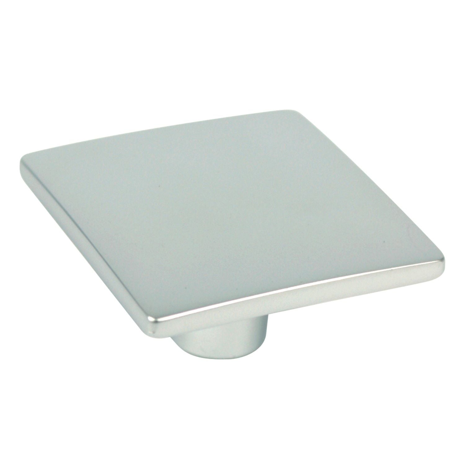 Poignée Bouton Carrea Zamak Chrome Mat